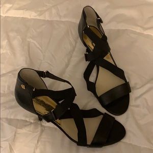 Michael Kors black strappy heels